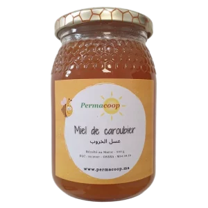 Miel de caroubier du Maroc par Permacoop