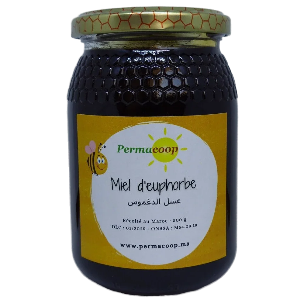 Miel d'euphorbe du Maroc par Permacoop
